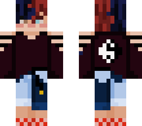 two color haired boi. cute :3