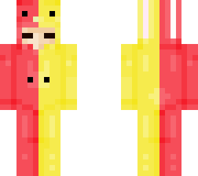 yellowred bunny pajamas