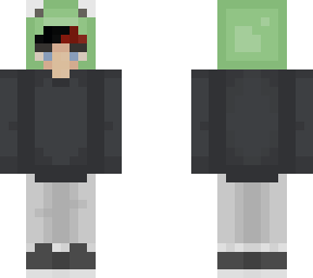 (edited) my new hair in froggy hat