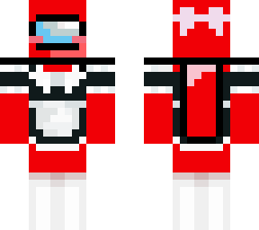 among us maid (red)