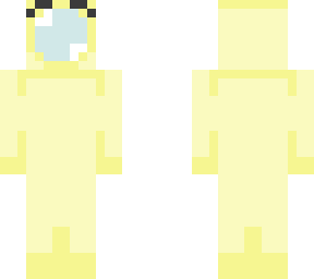 among us yellow w/ eyebrows