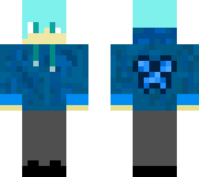 aqua bedwars skin