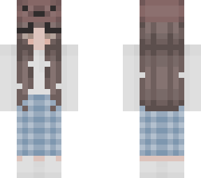 bear blue girl