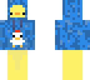 blue/cyan chick