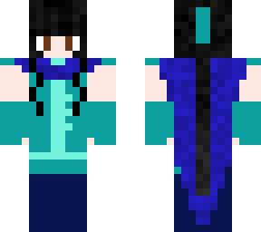 blue girl with ice powers