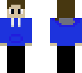 blue hoodie boy