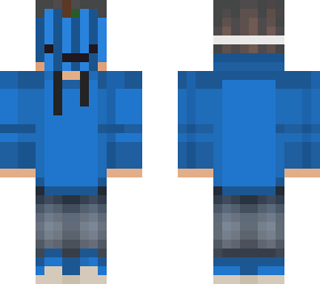 blue man