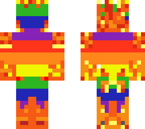 burning rainbow
