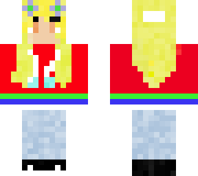 casual girl skin