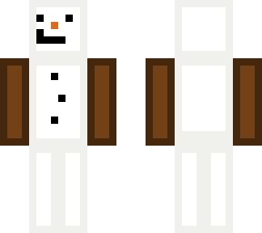 derpy cartoon snowman