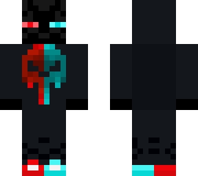 enderman skull hoodie