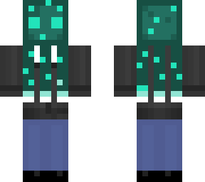 glow squid in a suit