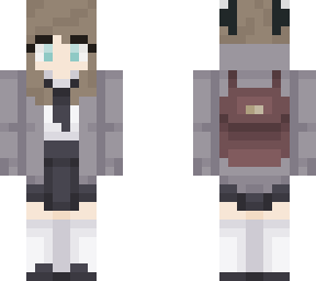 gray school girl