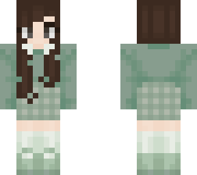 green outfit