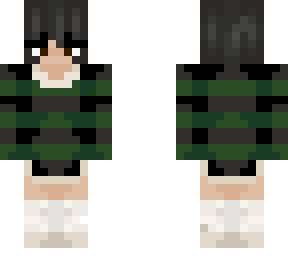 green striped sweater
