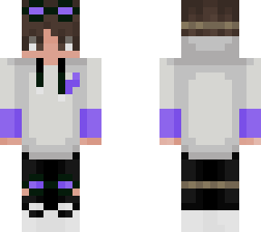 grey sweater, purple sleeves (fixed)