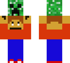 guy holding creeper
