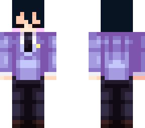 honey senpai but black hair