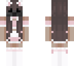 masked catgirl maid