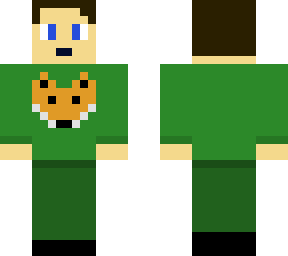 me with green clothes with a fox
