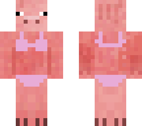 pig in swimwear