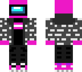 pink amogus drip