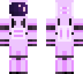 purple/pink astronaut