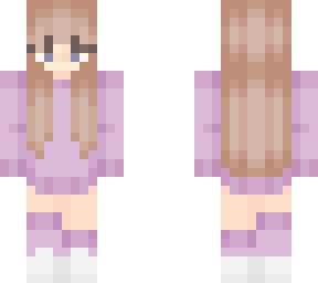 purple sweater