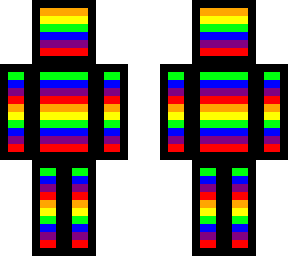 rainbow skin