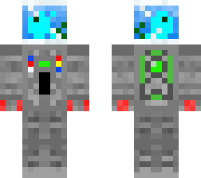 robot fish (light blue)