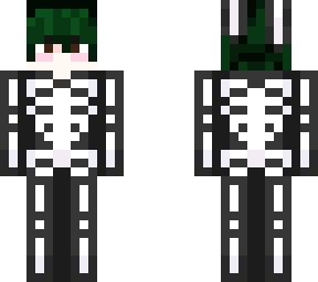 skeleton bunny green hari