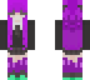 this skin is a cute purple gril skin!
