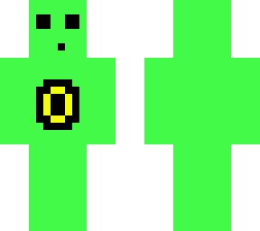 tnt and radioactive slime (use the skin settings)