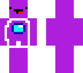 among us(purple), part 4, skeppy face(yes i uploaded 3 times in 1 day)