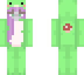 another frog girl but her skin is a little void of color
