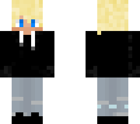 blond hair skin