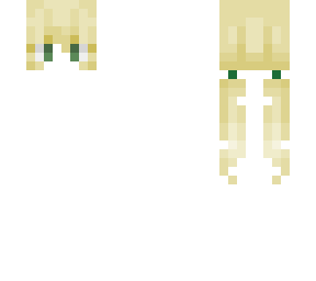 blonde pigtails