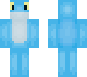 blue frog  matching skin