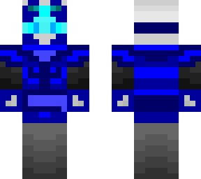 blue plasma armor warrior