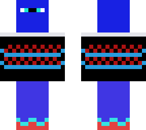 blue skin