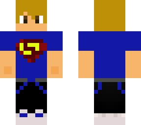 blue superman shirt