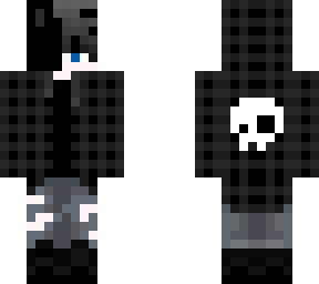 boy in a skull outfit