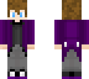 boy with a purple suit