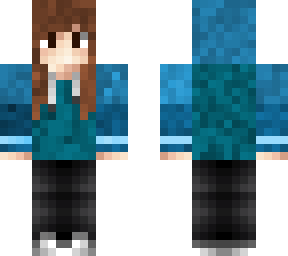 chica azul