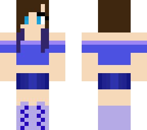 chica azul