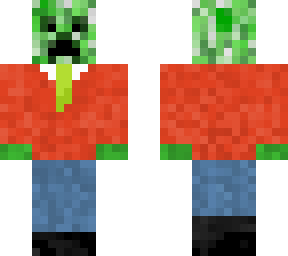 creeper in a bright suit