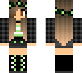 cute green girl