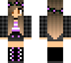 cute purple girl