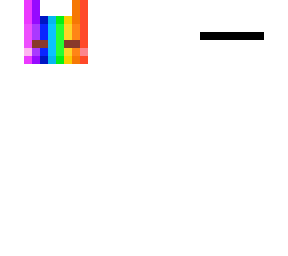 cute rainbow bunny mask