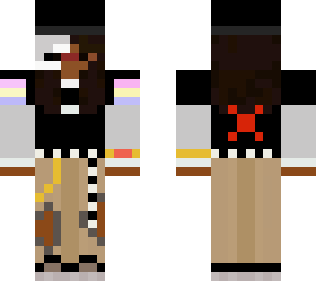 dark skin skater girl